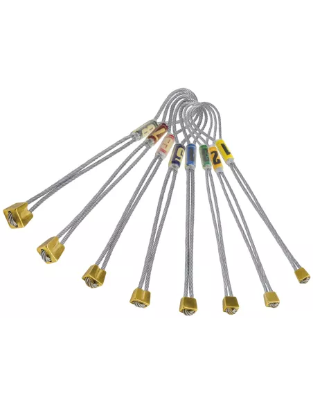 Kości Rock Empire Brass Chock Set 1-8