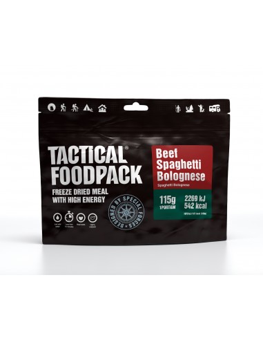 Dinner Tactical Foodpack Beef Spaghetti Bolognese 115g