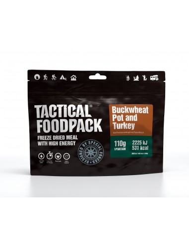 Dinner Tactical Foodpack Buckwheat Pot and Turkey 110g