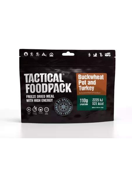 Danie obiadowe Tactical Foodpack Buckwheat Pot and Turkey 110g