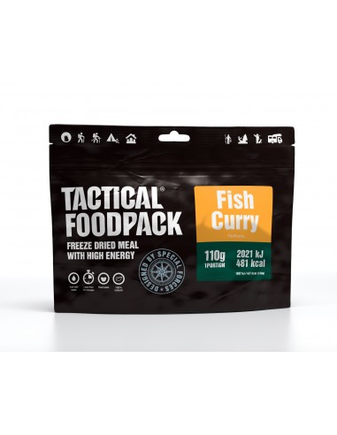 Dinner Tactical Foodpack Fish Curry and Rice 110g