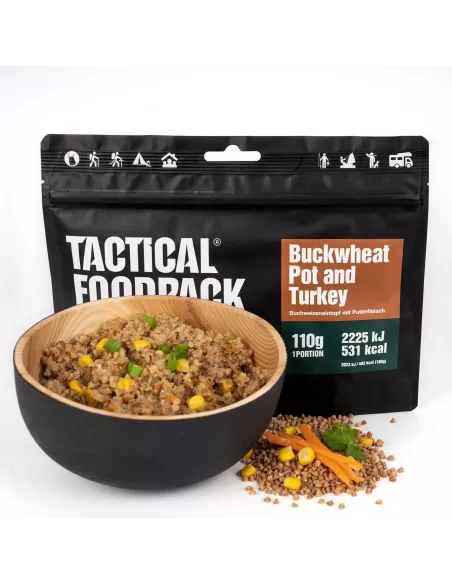 Danie obiadowe Tactical Foodpack Buckwheat Pot and Turkey 110g