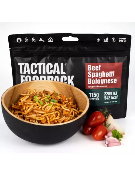 Dinner Tactical Foodpack Beef Spaghetti Bolognese 115g