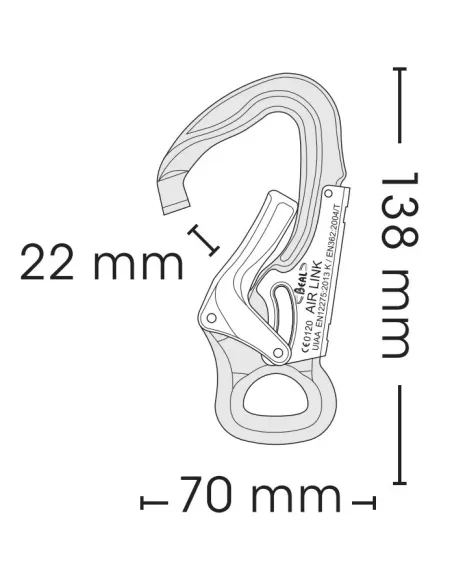 Lonża Beal Adjust Air 5m