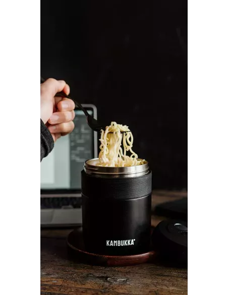 Food thermos Kambukka Bora 600ml Matte Black