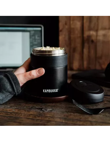 Food thermos Kambukka Bora 600ml Matte Black
