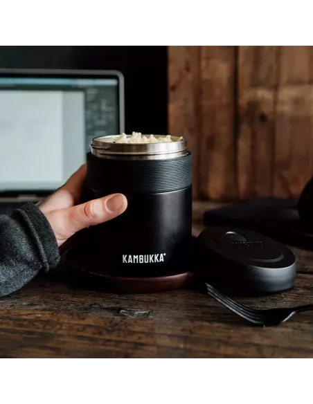 Food thermos Kambukka Bora 600ml Matte Black