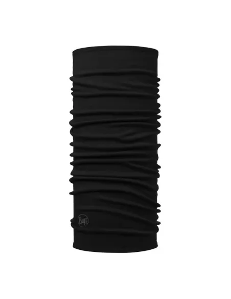 Scarf Buff Merino Midweight Neckwear Solid Black Scarf Buff Merino Midweight Neckwear Solid Black