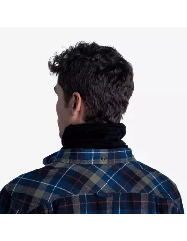 Scarf Buff Merino Midweight Neckwear Solid Black