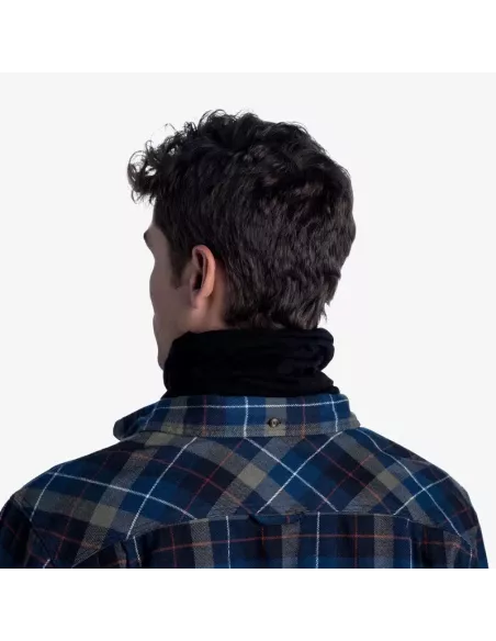 Scarf Buff Merino Midweight Neckwear Solid Black Scarf Buff Merino Midweight Neckwear Solid Black