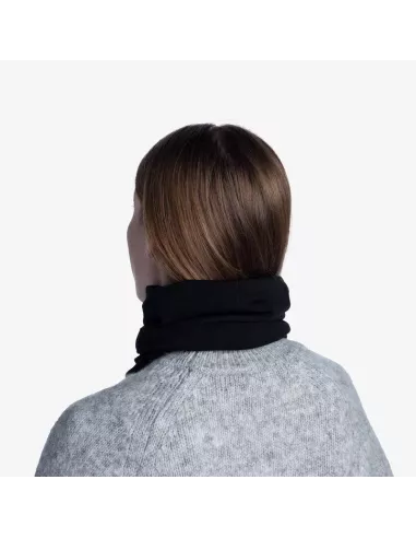 Scarf Buff Merino Midweight Neckwear Solid Black