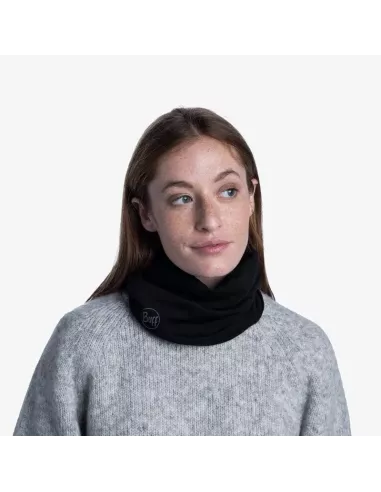 Scarf Buff Merino Midweight Neckwear Solid Black
