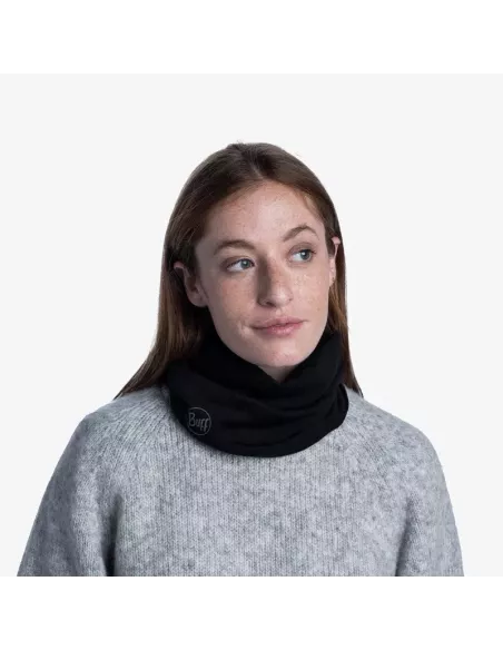 Scarf Buff Merino Midweight Neckwear Solid Black Scarf Buff Merino Midweight Neckwear Solid Black