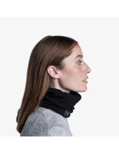 Scarf Buff Merino Midweight Neckwear Solid Black