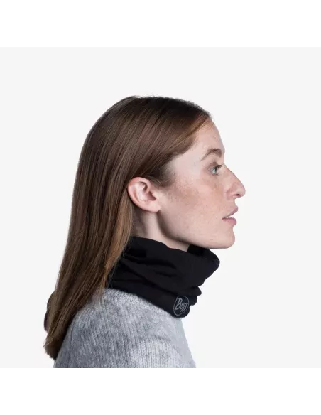 Scarf Buff Merino Midweight Neckwear Solid Black Scarf Buff Merino Midweight Neckwear Solid Black