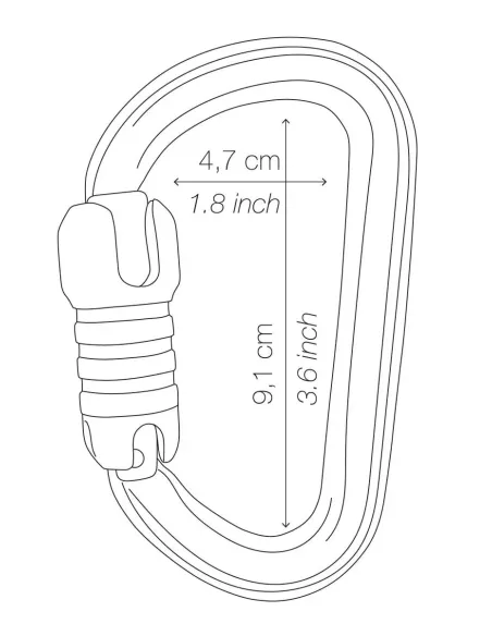Carabiner Petzl Bm'D Triact-Lock Carabiner Petzl Bm'D Triact-Lock