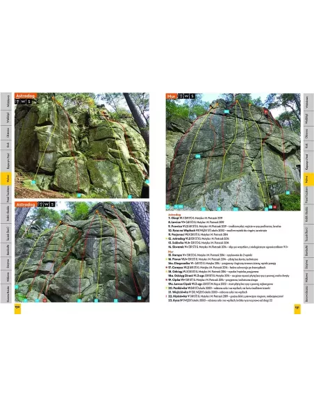 Climbing guidebook Góry Stołowe Rejon Szczytnej