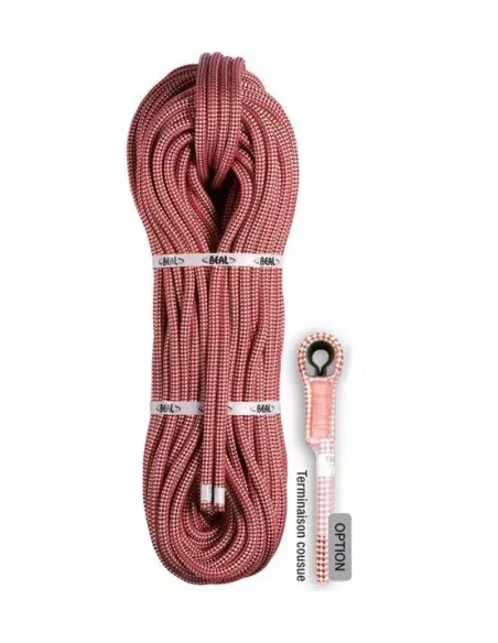 Semistatic rope Beal Industrie 11mm terminate Red 30m