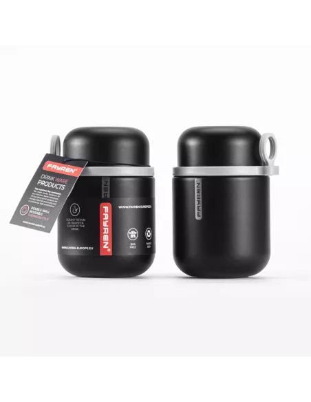 Food thermos Fayren Brum 500ml Black
