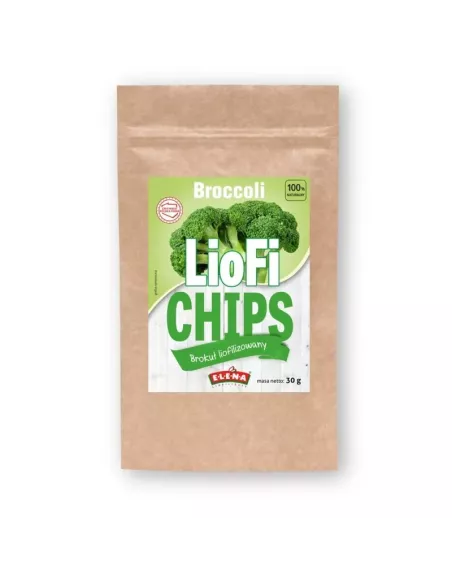 Warzywa liofilizowane Elena LioFi Chips brokuł 30g