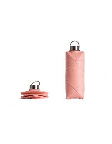 Collapsible bottle DiFOLD Origami Bottle Pink