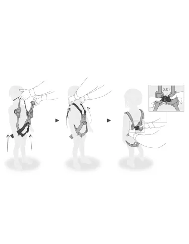 Childrens climbing harness Petzl Simba Climbing