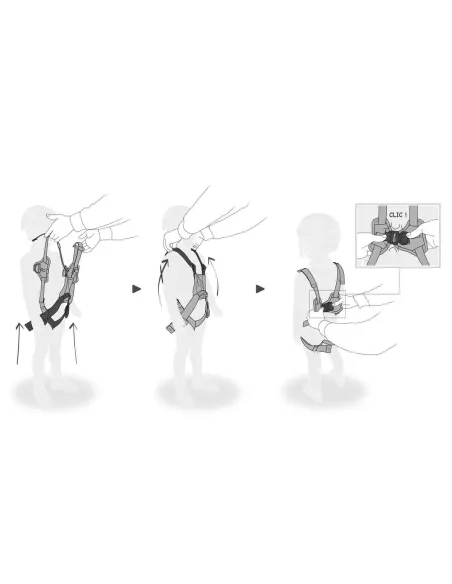 Childrens climbing harness Petzl Simba Climbing