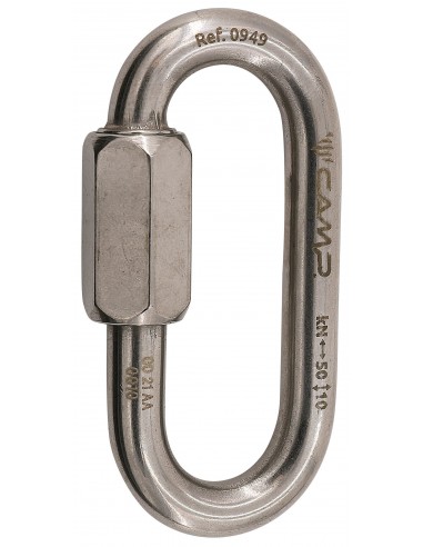 Carabiner Camp Oval Quick Link Stainless 10 mm