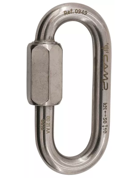 Karabinek mailon Camp Oval Quick Link Stainless 10 mm