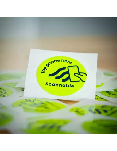 Tag NFC Scannable Helmet Sticker NFC Tag (1 szt.)