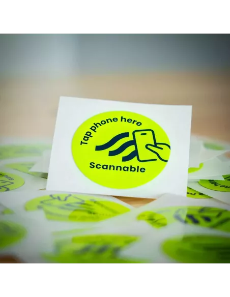 Tag NFC Scannable Helmet Sticker NFC Tag (1 szt.)