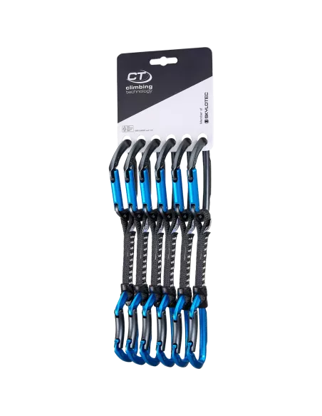 Quickdraws Climbing Technology Lime Set UL Blue 12cm