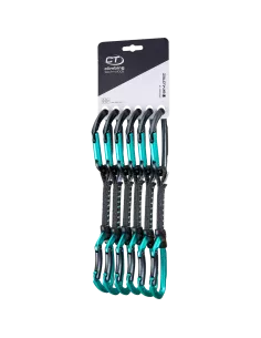 Ekspresy Climbing Technology Lime Set UL Aquamarine 12cm