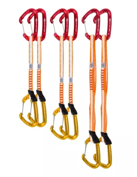 Quickdraws Climbing Technology Fly-Weight Evo Set UL Mix Red
