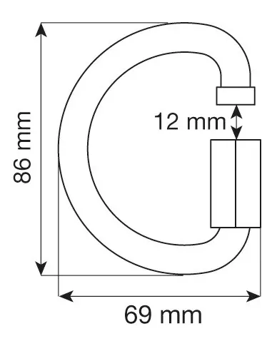 Carabiner Camp D Quick Link Steel 10mm