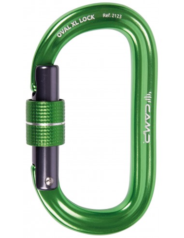 Karabinek Camp Oval XL Lock Green