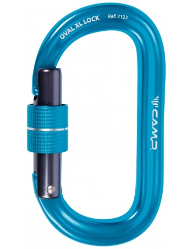 Karabinek Camp Oval XL Lock Blue