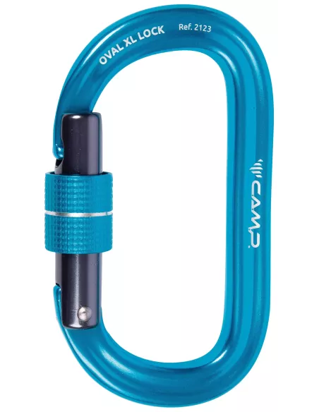Karabinek wspinaczkowy Camp Oval XL Lock Blue