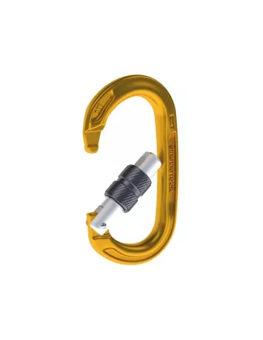 Karabinek wspinaczkowy Singing Rock OXY Screw Gold
