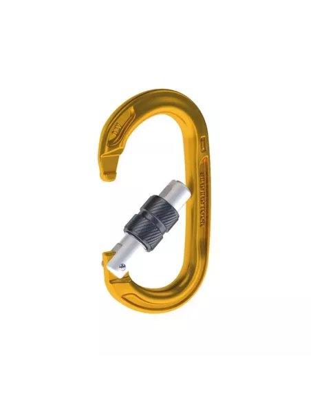 Karabinek wspinaczkowy Singing Rock OXY Screw Gold