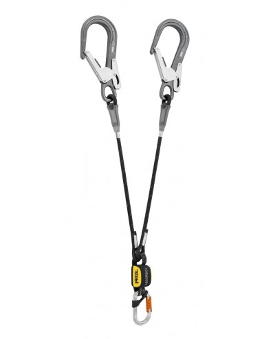 Lonża z karabinkami Petzl Absorbica-Y MGO 80