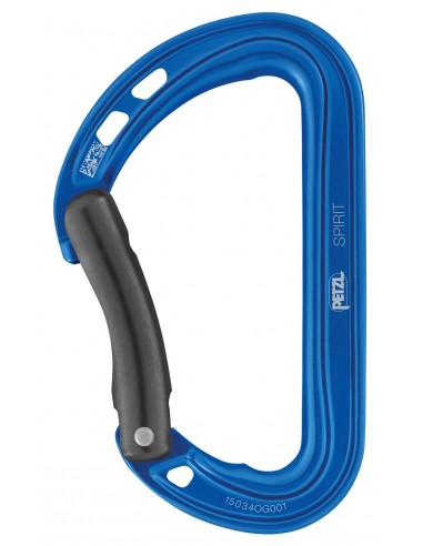 Carabiner Petzl Spirit Bent Gate Blue