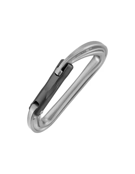 Climbing carabiner Petzl Spirit Bent Gate Gray