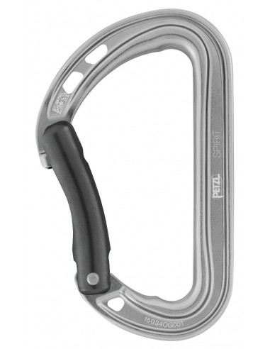 Karabinek Petzl Spirit Bent Gate Gray