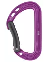 Climbing carabiner Petzl Spirit Bent Gate Violet