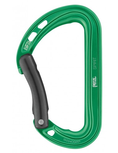 Carabiner Petzl Spirit Bent Gate Green