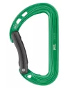 Climbing carabiner Petzl Spirit Bent Gate Green