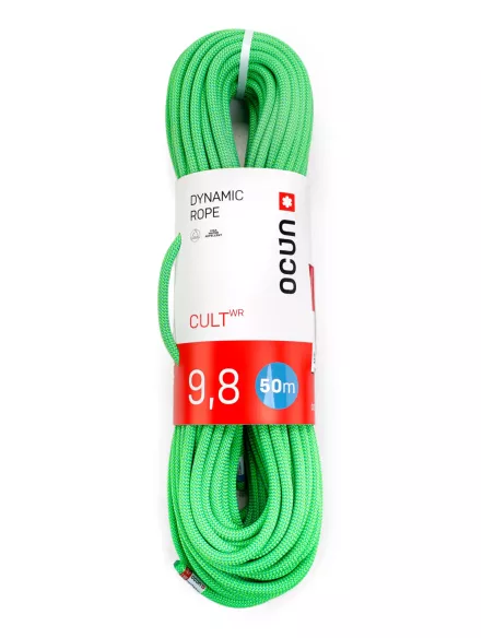 Lina wspinaczkowa Ocun Cult 9,8mm Green 70m