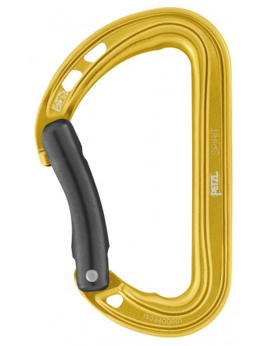 Karabinek Petzl Spirit Bent Gate Yellow