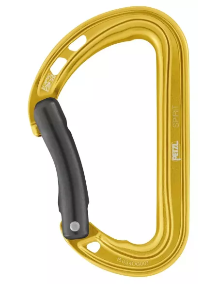 Karabinek wspinaczkowy Petzl Spirit Bent Gate Yellow